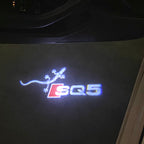 AUDI LOGO PROJECTOT LIGHTS Nr.120 (الكمية 1 = 2 Logo Films /2 أضواء الباب)
