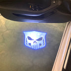 AUDI LOGO PROJECTOT LIGHTS Nr.19 (الكمية 1 = 2 Logo Films /2 أضواء الباب)