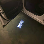 AUDI LOGO PROJECTOT LIGHTS Nr.19 (الكمية 1 = 2 Logo Films /2 أضواء الباب)