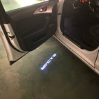 AUDI LOGO PROJECTOT LIGHTS Nr.19 (الكمية 1 = 2 Logo Films /2 أضواء الباب)