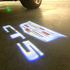 AUDI LOGO PROJECTOT LIGHTS Nr.19 (الكمية 1 = 2 Logo Films /2 أضواء الباب)