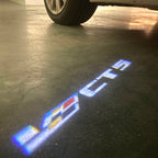 AUDI LOGO PROJECTOT LIGHTS Nr.19 (الكمية 1 = 2 Logo Films /2 أضواء الباب)
