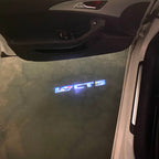 AUDI LOGO PROJECTOT LIGHTS Nr.19 (الكمية 1 = 2 Logo Films /2 أضواء الباب)