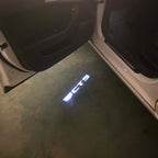 AUDI LOGO PROJECTOT LIGHTS Nr.19 (الكمية 1 = 2 Logo Films /2 أضواء الباب)