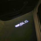 AUDI LOGO PROJECTOT LIGHTS Nr.19 (الكمية 1 = 2 Logo Films /2 أضواء الباب)