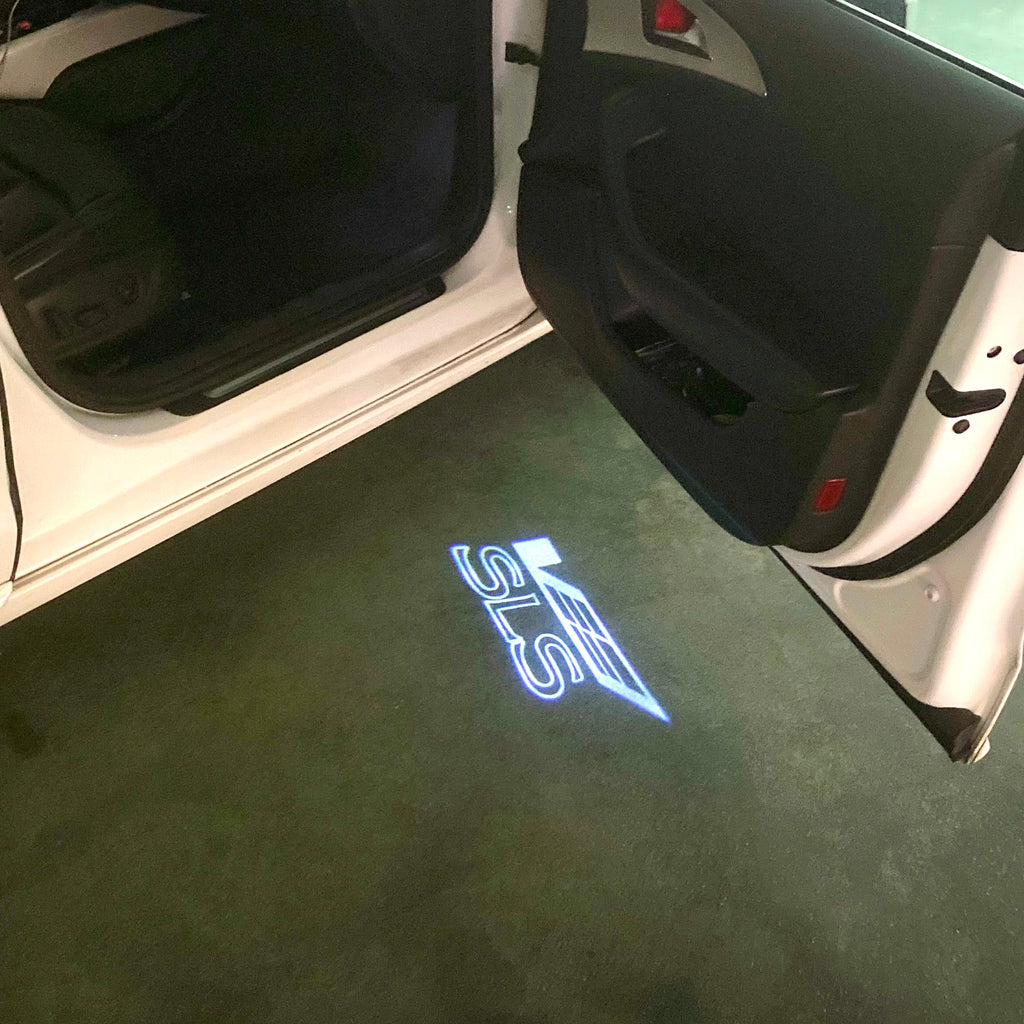 AUDI LOGO PROJECTOT LIGHTS Nr.19 (الكمية 1 = 2 Logo Films /2 أضواء الباب)