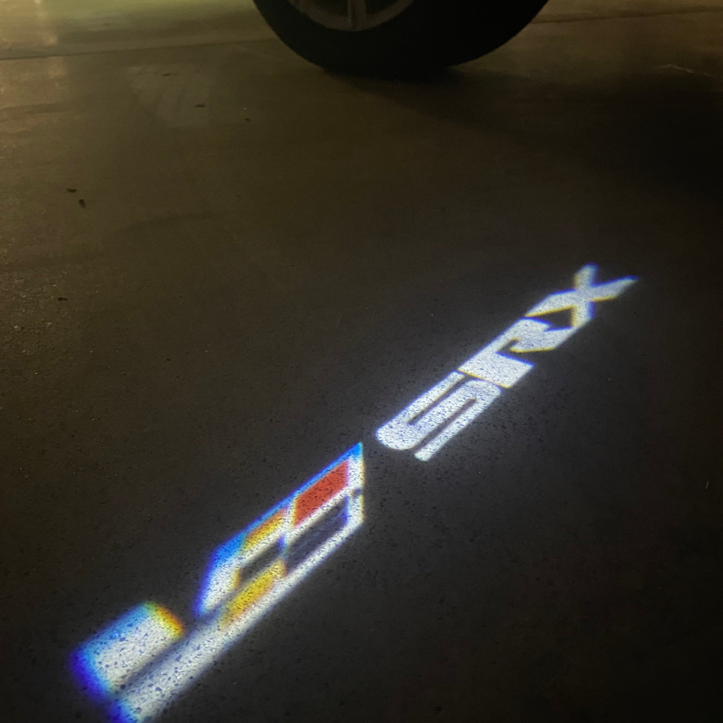 AUDI LOGO PROJECTOT LIGHTS Nr.19 (الكمية 1 = 2 Logo Films /2 أضواء الباب)