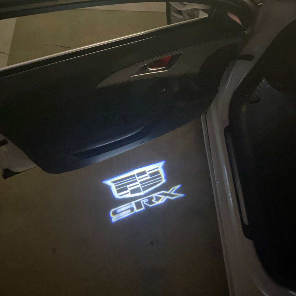 AUDI LOGO PROJECTOT LIGHTS Nr.19 (الكمية 1 = 2 Logo Films /2 أضواء الباب)