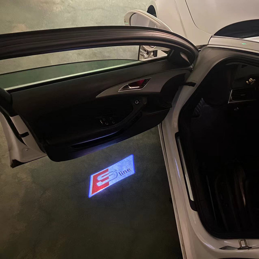 أضواء جهاز عرض شعار AUDI عدد 109 (الكمية 1 = 2 فيلم شعار / 2 أضواء باب)