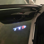AUDI LOGO PROJECTOT LIGHTS Nr.120 (الكمية 1 = 2 Logo Films /2 أضواء الباب)