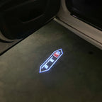 AUDI LOGO PROJECTOT LIGHTS Nr.120 (الكمية 1 = 2 Logo Films /2 أضواء الباب)