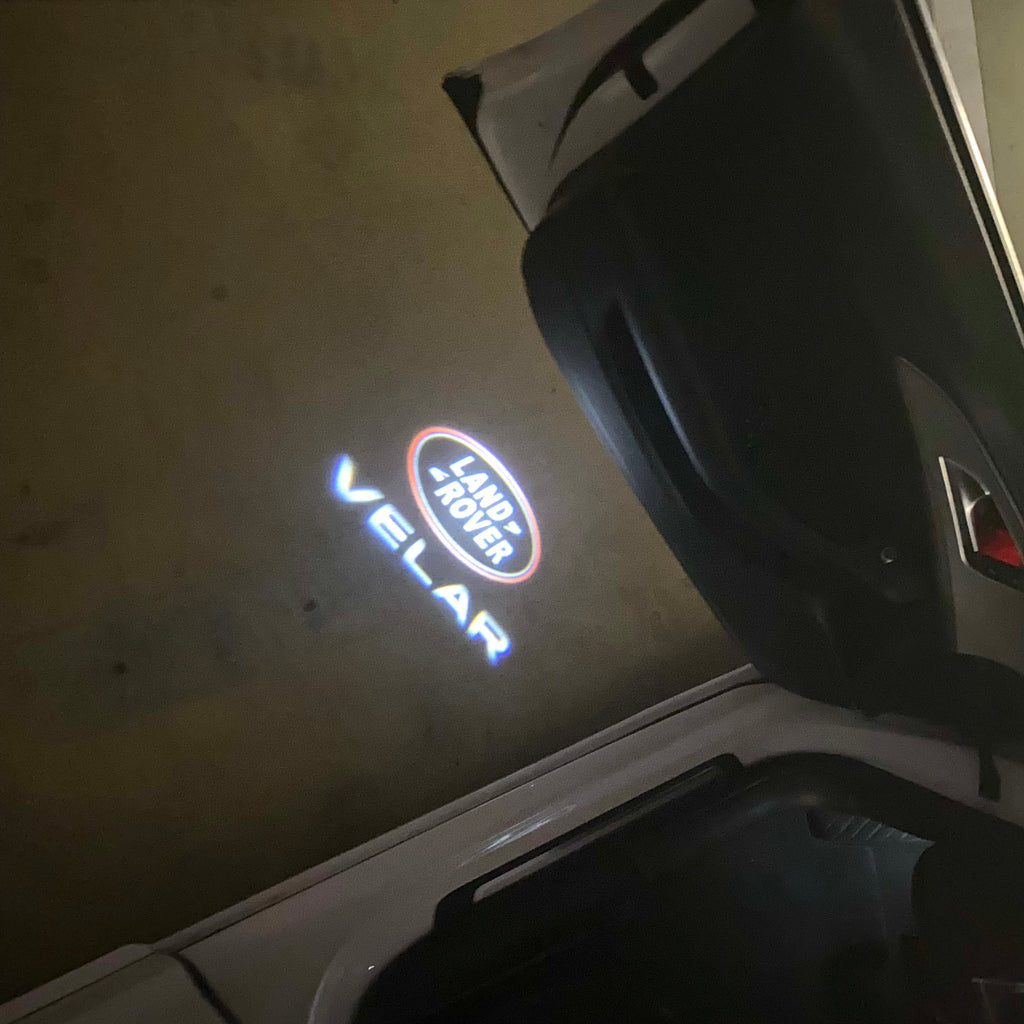 Land Rover LOGO PROJECROTR LIGHTS Nr.04 (الكمية 1 = 1 مجموعة / 2 أضواء باب)