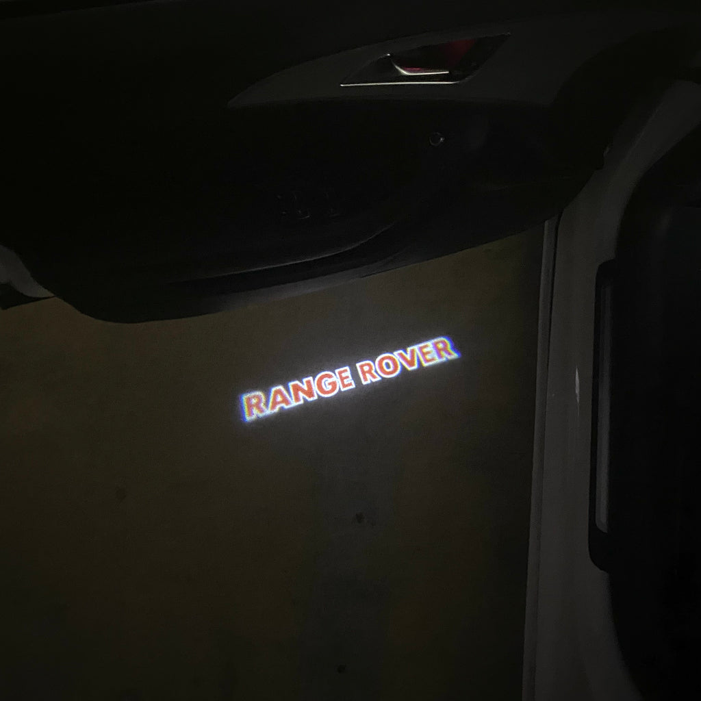 Land Rover LOGO PROJECROTR LIGHTS Nr.04 (الكمية 1 = 1 مجموعة / 2 أضواء باب)