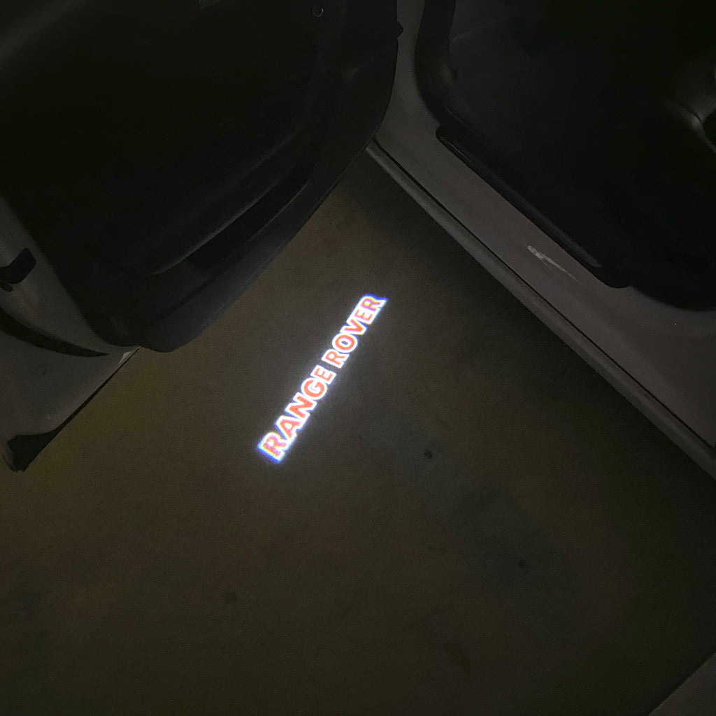 Land Rover LOGO PROJECROTR LIGHTS Nr.04 (الكمية 1 = 1 مجموعة / 2 أضواء باب)