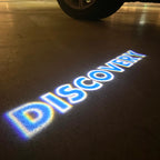 Land Rover LOGO PROJECROTR LIGHTS Nr.04 (الكمية 1 = 1 مجموعة / 2 أضواء باب)