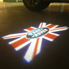 Land Rover LOGO PROJECROTR LIGHTS Nr.04 (الكمية 1 = 1 مجموعة / 2 أضواء باب)