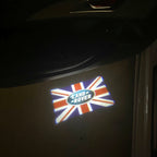 Land Rover LOGO PROJECROTR LIGHTS Nr.04 (الكمية 1 = 1 مجموعة / 2 أضواء باب)