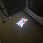 Land Rover LOGO PROJECROTR LIGHTS Nr.04 (الكمية 1 = 1 مجموعة / 2 أضواء باب)