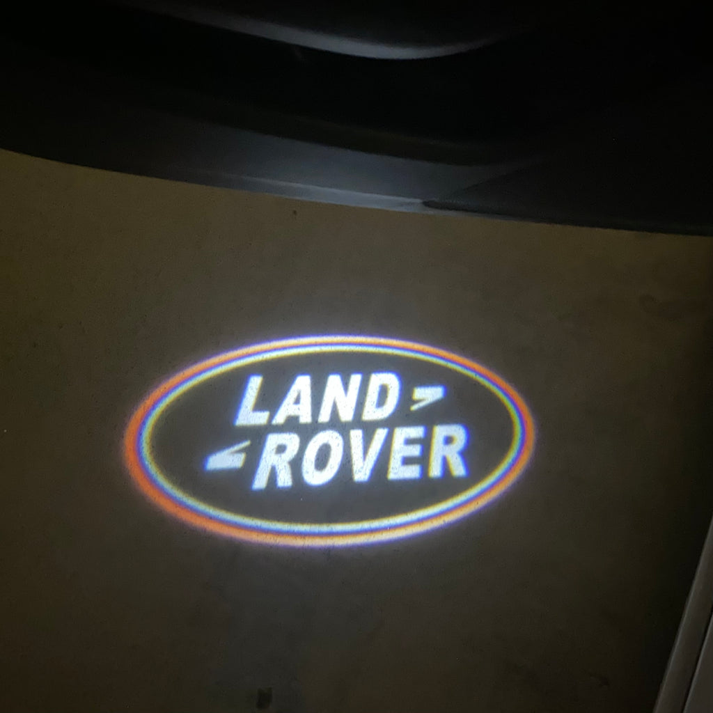 Land Rover LOGO PROJECROTR LIGHTS Nr.04 (الكمية 1 = 1 مجموعة / 2 أضواء باب)