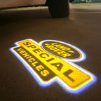 Land Rover LOGO PROJECROTR LIGHTS Nr.04 (الكمية 1 = 1 مجموعة / 2 أضواء باب)