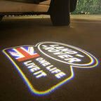 Land Rover LOGO PROJECROTR LIGHTS Nr.04 (الكمية 1 = 1 مجموعة / 2 أضواء باب)