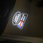 Land Rover LOGO PROJECROTR LIGHTS Nr.04 (الكمية 1 = 1 مجموعة / 2 أضواء باب)