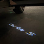 بورشه الأصلي LOGO PROJECTOT أضواء Nr.03 (كمية 1 = 2 شعار فيلم / 2 أضواء الباب)