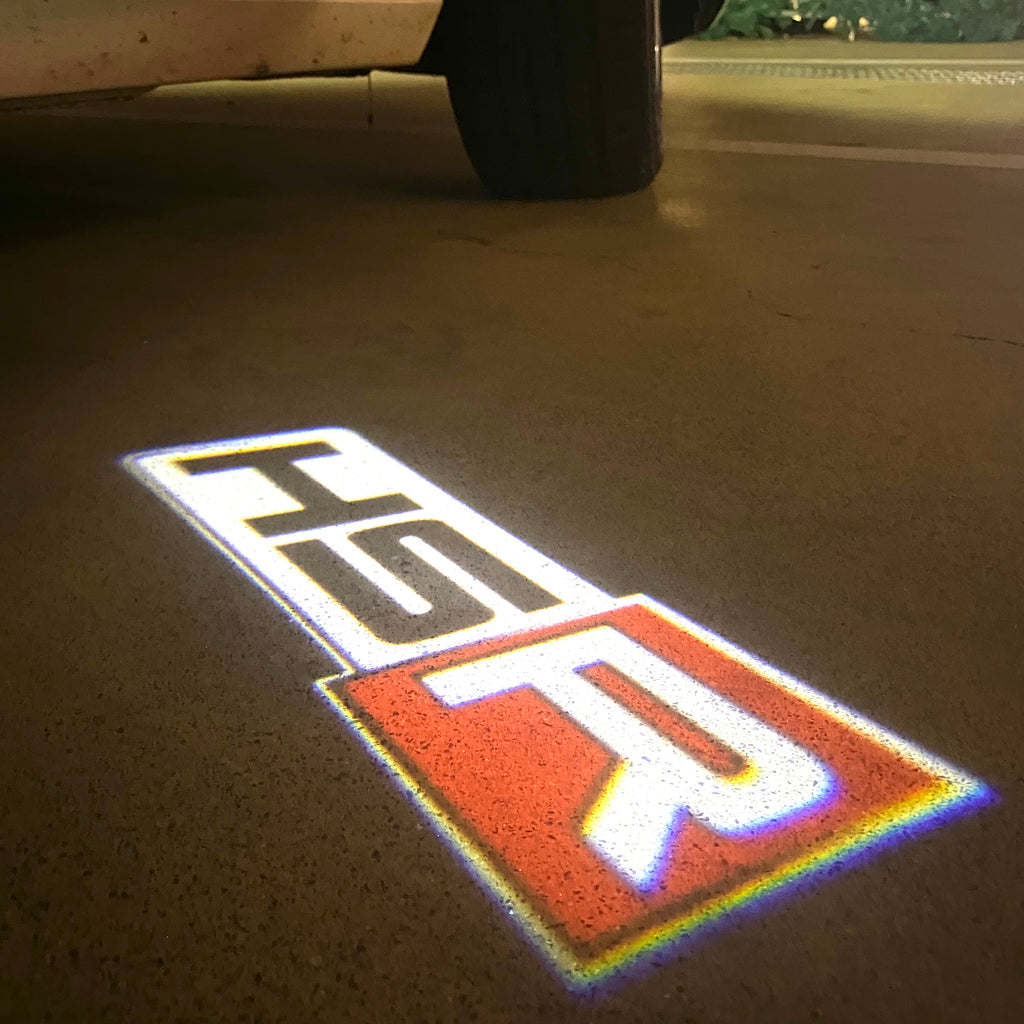 Land Rover LOGO PROJECROTR LIGHTS Nr.04 (الكمية 1 = 1 مجموعة / 2 أضواء باب)