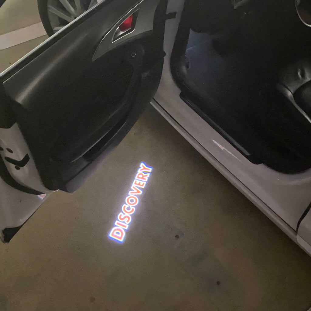 Land Rover LOGO PROJECROTR LIGHTS Nr.04 (الكمية 1 = 1 مجموعة / 2 أضواء باب)