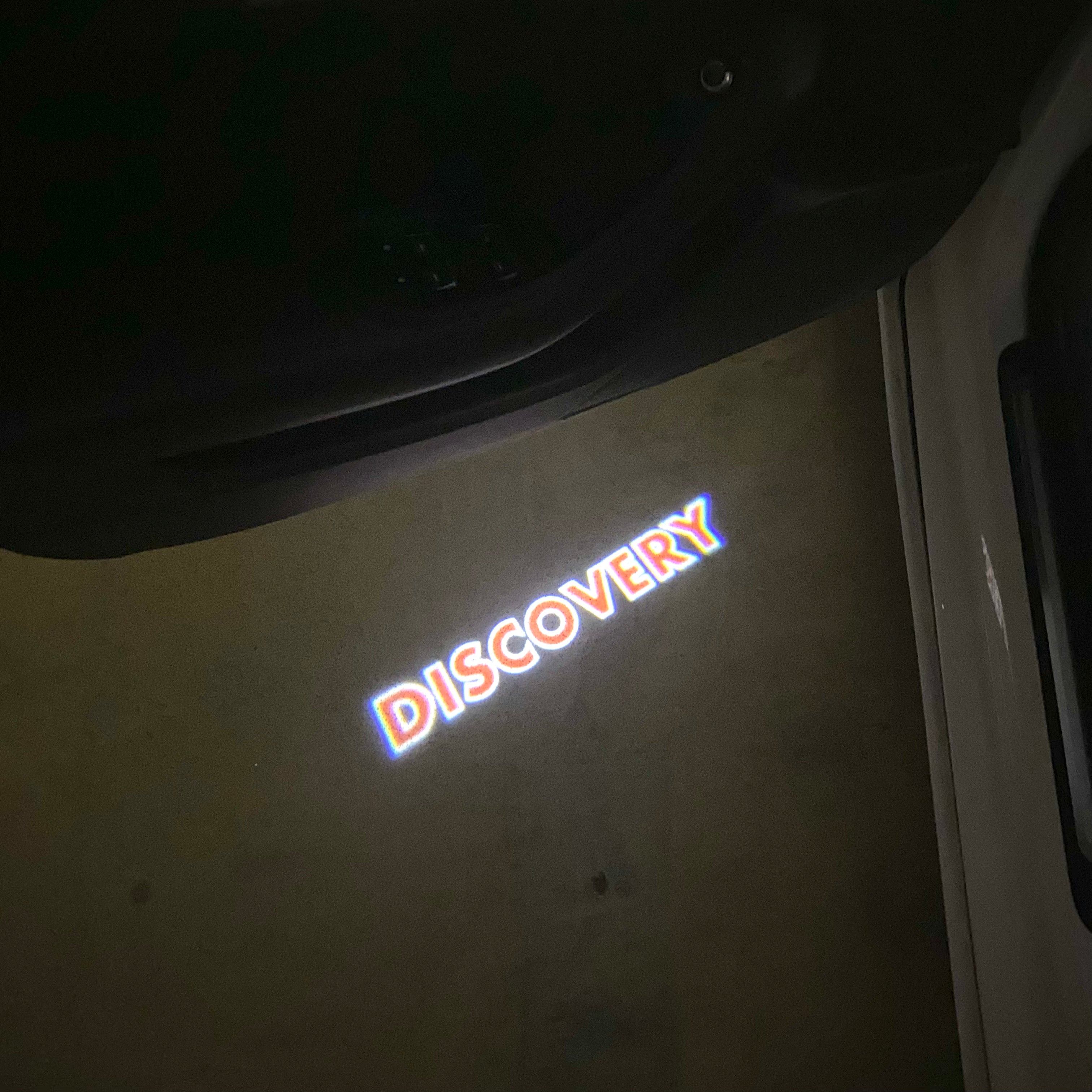 Land Rover LOGO PROJECROTR LIGHTS Nr.04 (الكمية 1 = 1 مجموعة / 2 أضواء باب)