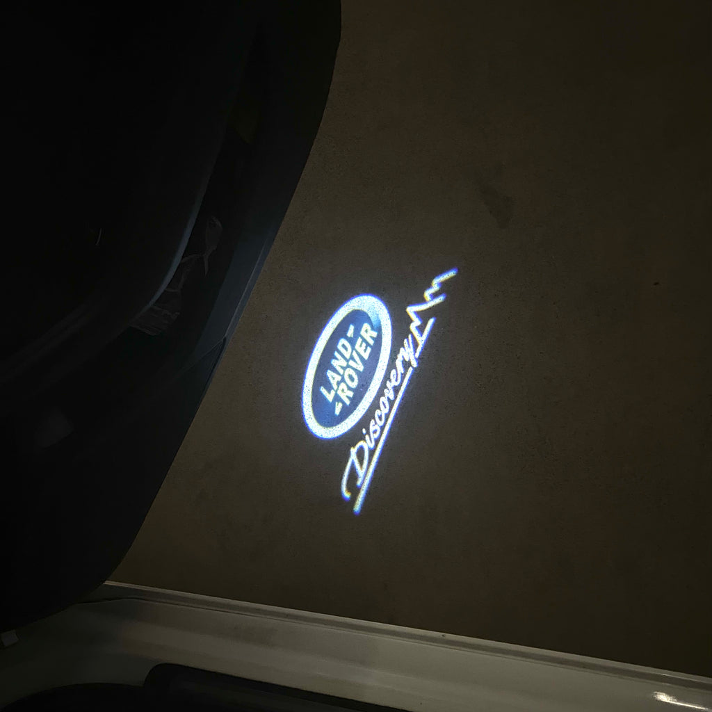 Land Rover LOGO PROJECROTR LIGHTS Nr.04 (الكمية 1 = 1 مجموعة / 2 أضواء باب)