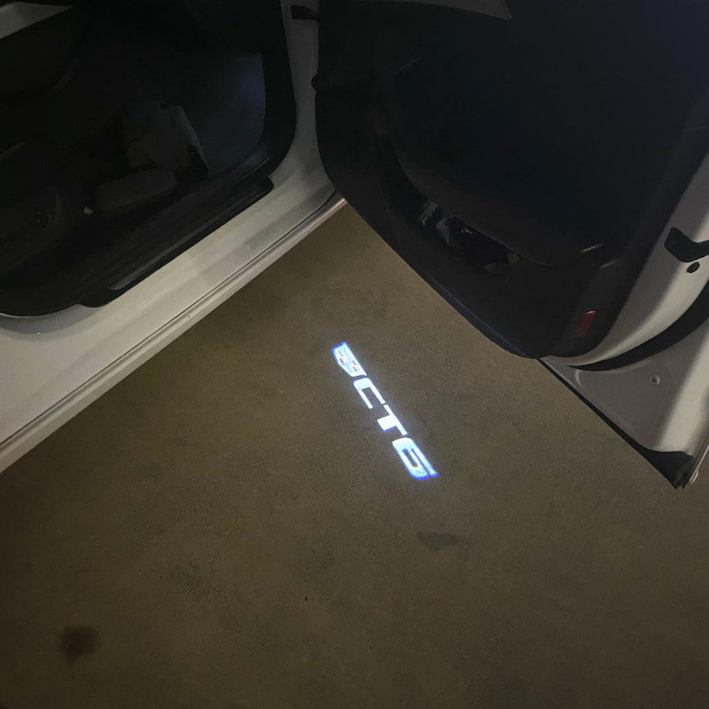 AUDI LOGO PROJECTOT LIGHTS Nr.19 (الكمية 1 = 2 Logo Films /2 أضواء الباب)