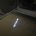 AUDI LOGO PROJECTOT LIGHTS Nr.19 (الكمية 1 = 2 Logo Films /2 أضواء الباب)