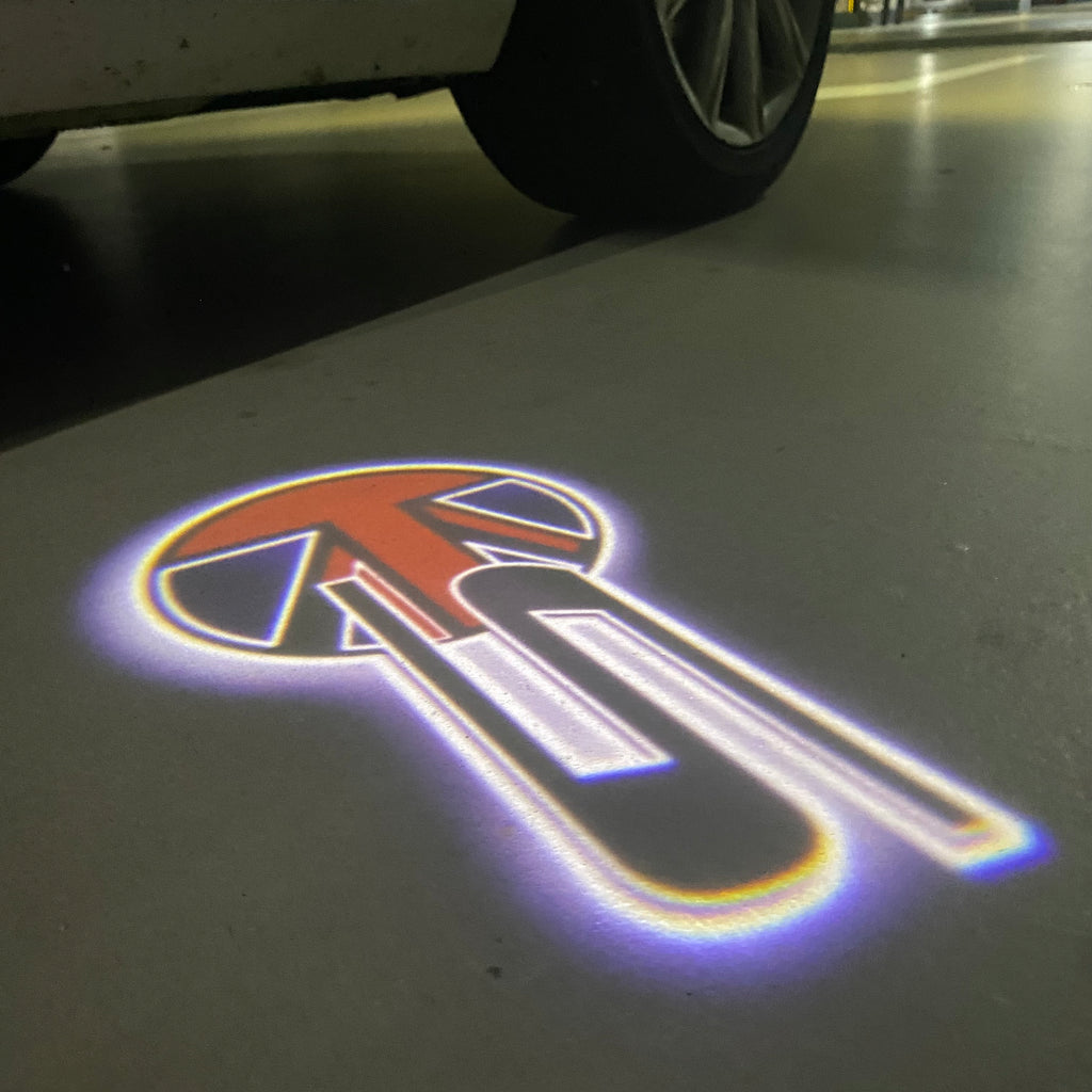 JAGUAR LOGO PROJECROTR LIGHTS Nr.47 (الكمية 1 = 1 مجموعة / 2 أضواء باب)