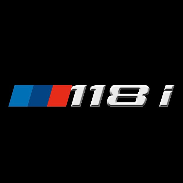 BMW M3 LOGO PROJECTOR LIGHTS Nr.24 (الكمية 1 = 1 مجموعة / 2 أضواء باب)