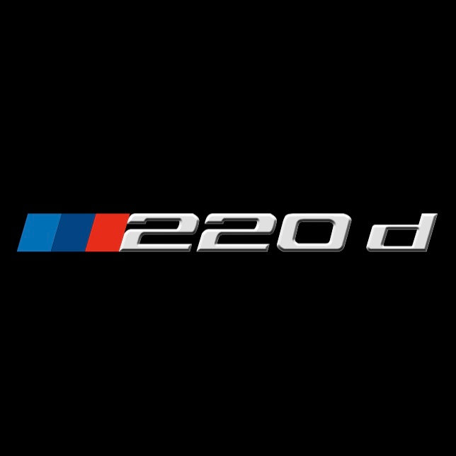 BMW M3 LOGO PROJECTOR LIGHTS Nr.24 (الكمية 1 = 1 مجموعة / 2 أضواء باب)