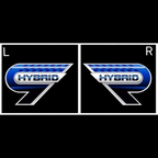 LEXUS  HYBRID  LOGO PROJECROTR LIGHTS (quantity 1 = 1 sets/2 door lights)Nr.01a61