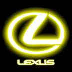 LEXUS Original LOGO PROJECROTR LIGHTS (quantity 1 = 1 sets/2 door lights)Nr.01a45
