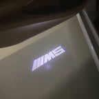 BMW M3 LOGO PROJECTOR LIGHTS Nr.24 (الكمية 1 = 1 مجموعة / 2 أضواء باب)
