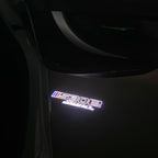 BMW M3 LOGO PROJECTOR LIGHTS Nr.24 (الكمية 1 = 1 مجموعة / 2 أضواء باب)