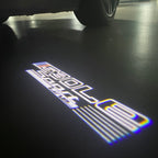 BMW M3 LOGO PROJECTOR LIGHTS Nr.24 (الكمية 1 = 1 مجموعة / 2 أضواء باب)