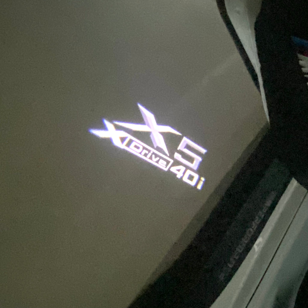 BMW M3 LOGO PROJECTOR LIGHTS Nr.24 (الكمية 1 = 1 مجموعة / 2 أضواء باب)