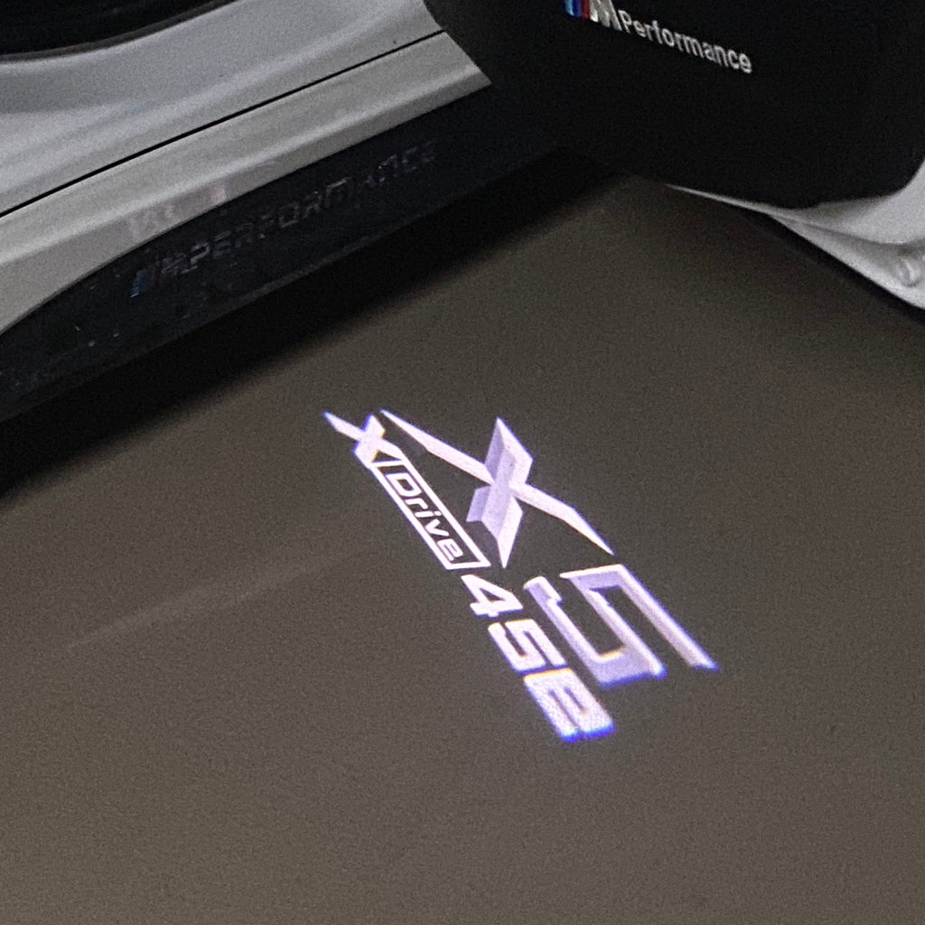 BMW M3 LOGO PROJECTOR LIGHTS Nr.24 (الكمية 1 = 1 مجموعة / 2 أضواء باب)