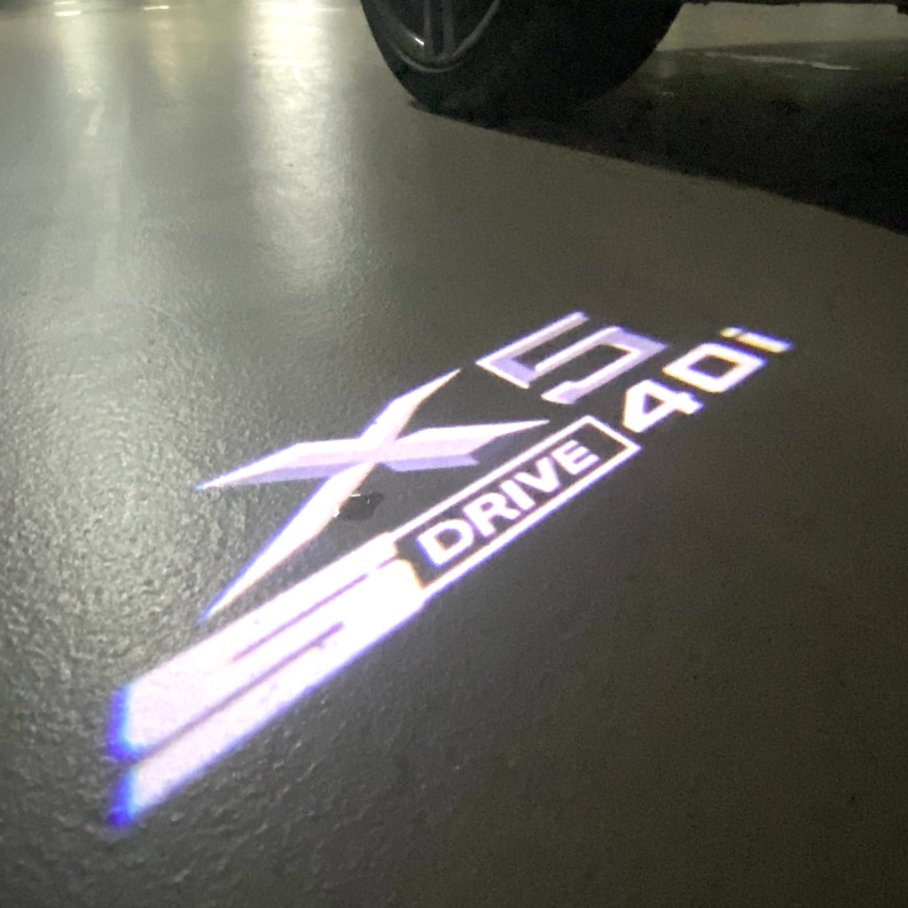 BMW M3 LOGO PROJECTOR LIGHTS Nr.24 (الكمية 1 = 1 مجموعة / 2 أضواء باب)