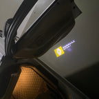 RENAULT Sport LOGO PROJECROTR LIGHTS Nr.0951 (quantity  1 =  2 Logo Film & 2 door lights)