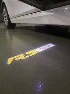 RENAULT RS LOGO PROJECROTR LIGHTS Nr.0940 (quantity  1 =  2 Logo Film & 2 door lights)