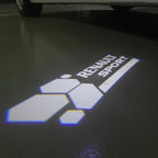 RENAULT Sport LOGO PROJECROTR LIGHTS Nr.0912 (quantity  1 =  2 Logo Film & 2 door lights)