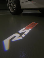 RENAULT Sport LOGO PROJECROTR LIGHTS Nr.0952 (quantity  1 =  2 Logo Film & 2 door lights)