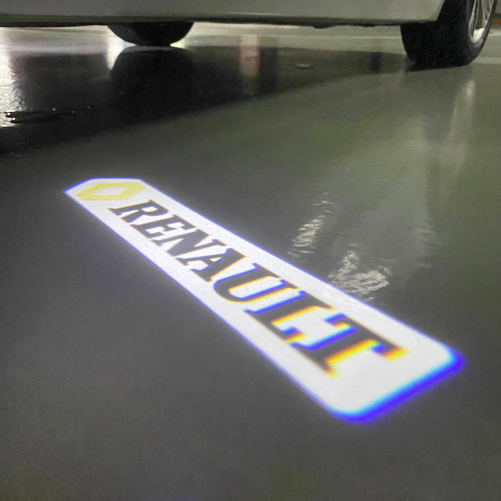 RENAULT ORIGINAL LOGO PROJECROTR LIGHTS Nr.0954 (quantity  1 =  2 Logo Film & 2 door lights)