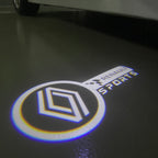 RENAULT Sport LOGO PROJECROTR LIGHTS Nr.0916 (quantity  1 =  2 Logo Film & 2 door lights)